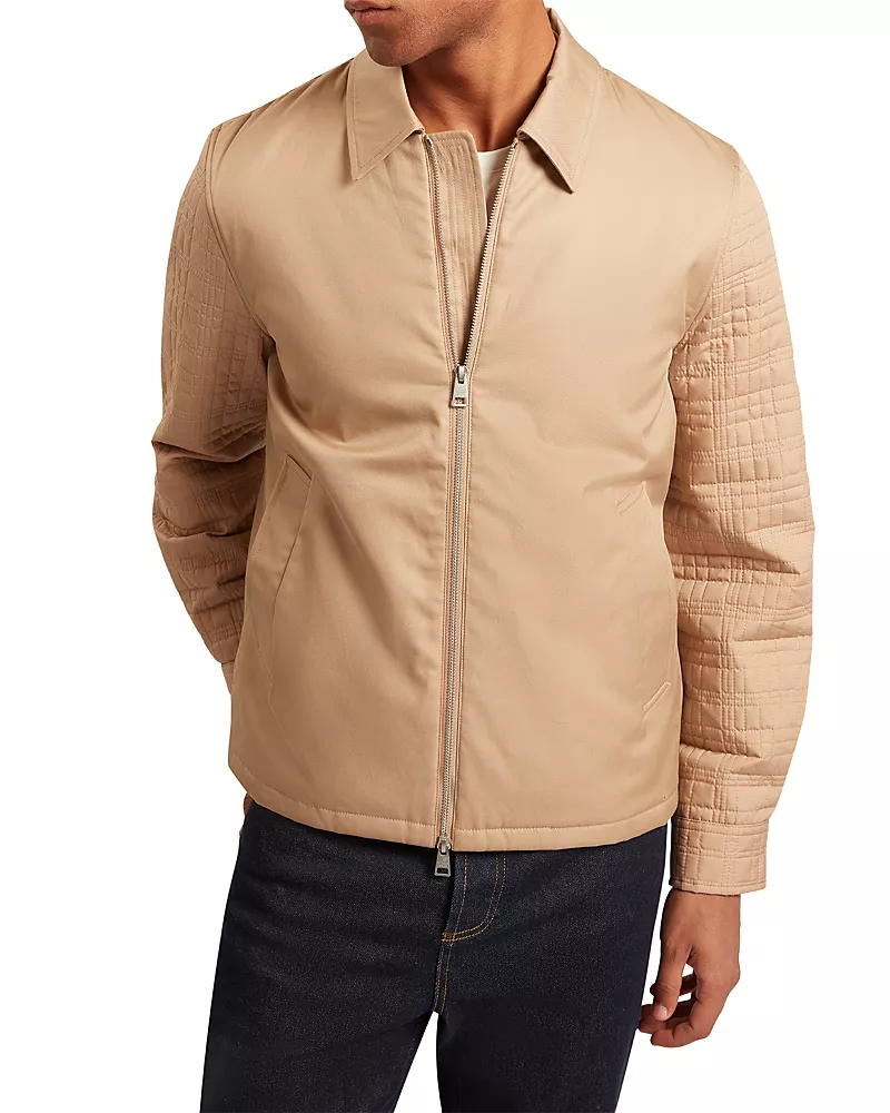 Ted Baker Jenesis Cotton Nylon Bomber Jacket