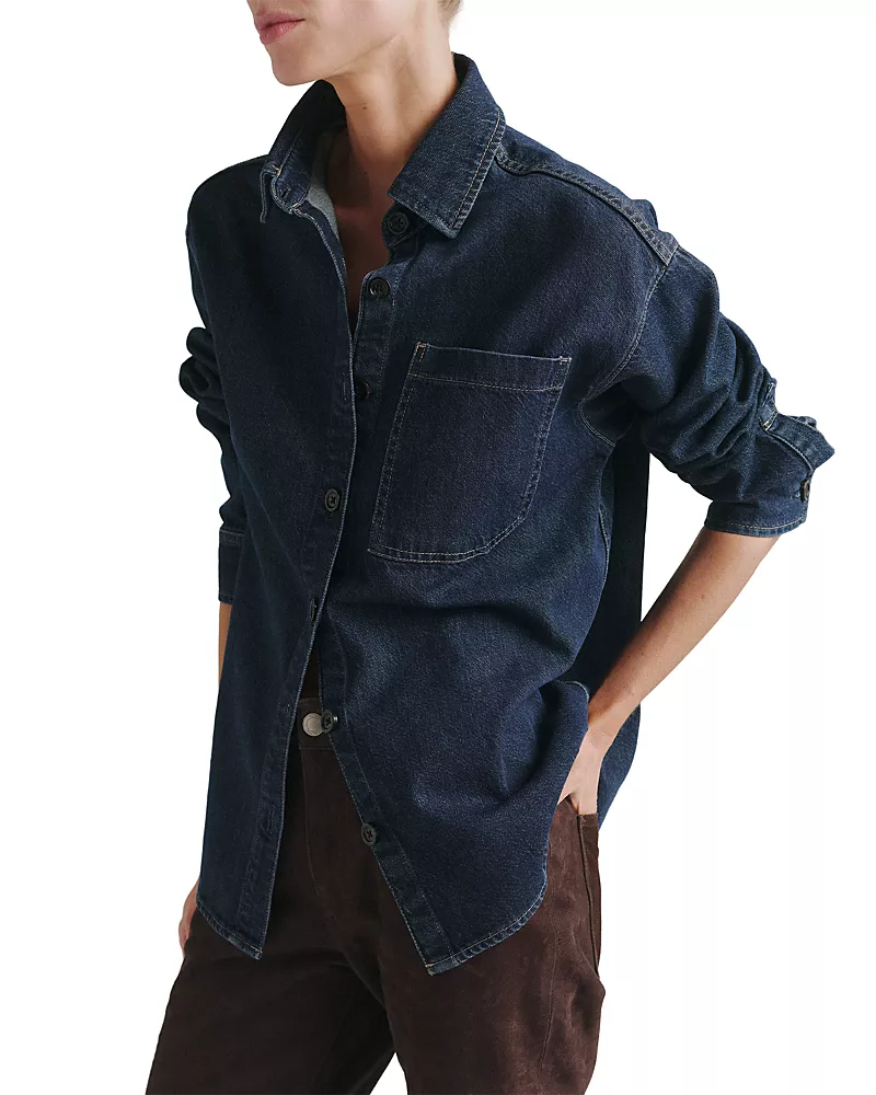 DL1961 Addison Cotton Blend Denim Overshirt