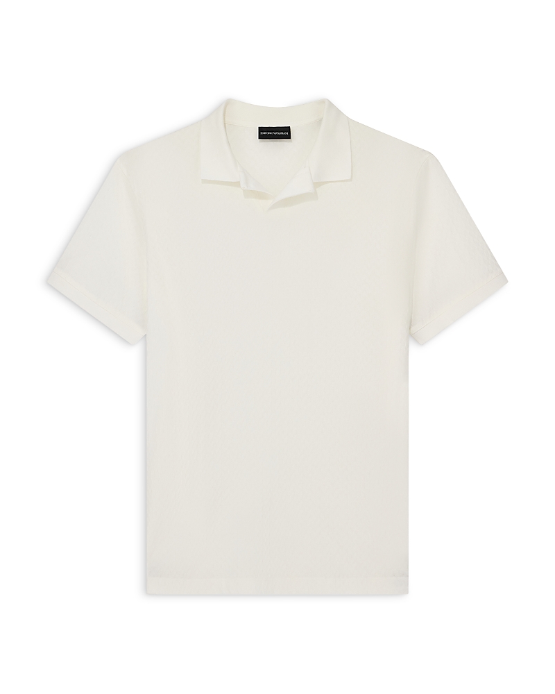 Emporio Armani Johnny Collar Cotton Polo Shirt