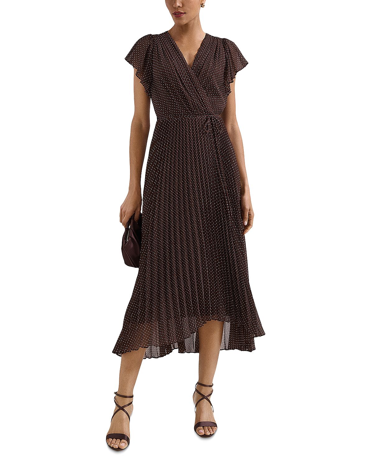 Phase Eight Louisa Faux Wrap High/Low Dress
