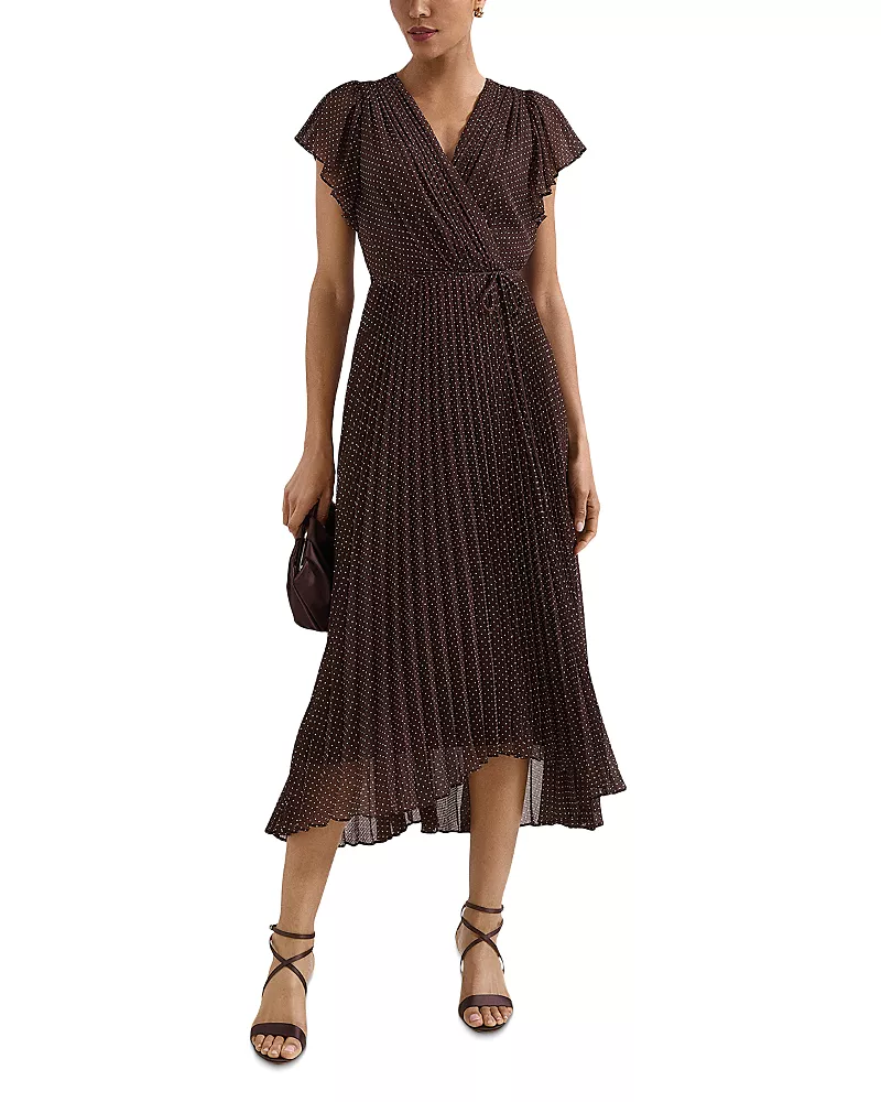 Phase Eight Louisa Faux Wrap High/Low Dress