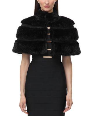 The Victoria Faux Fur Cape