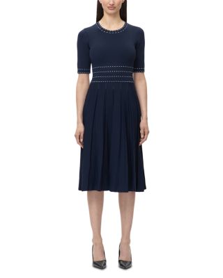 The Kimberly Box Pleat Dress
