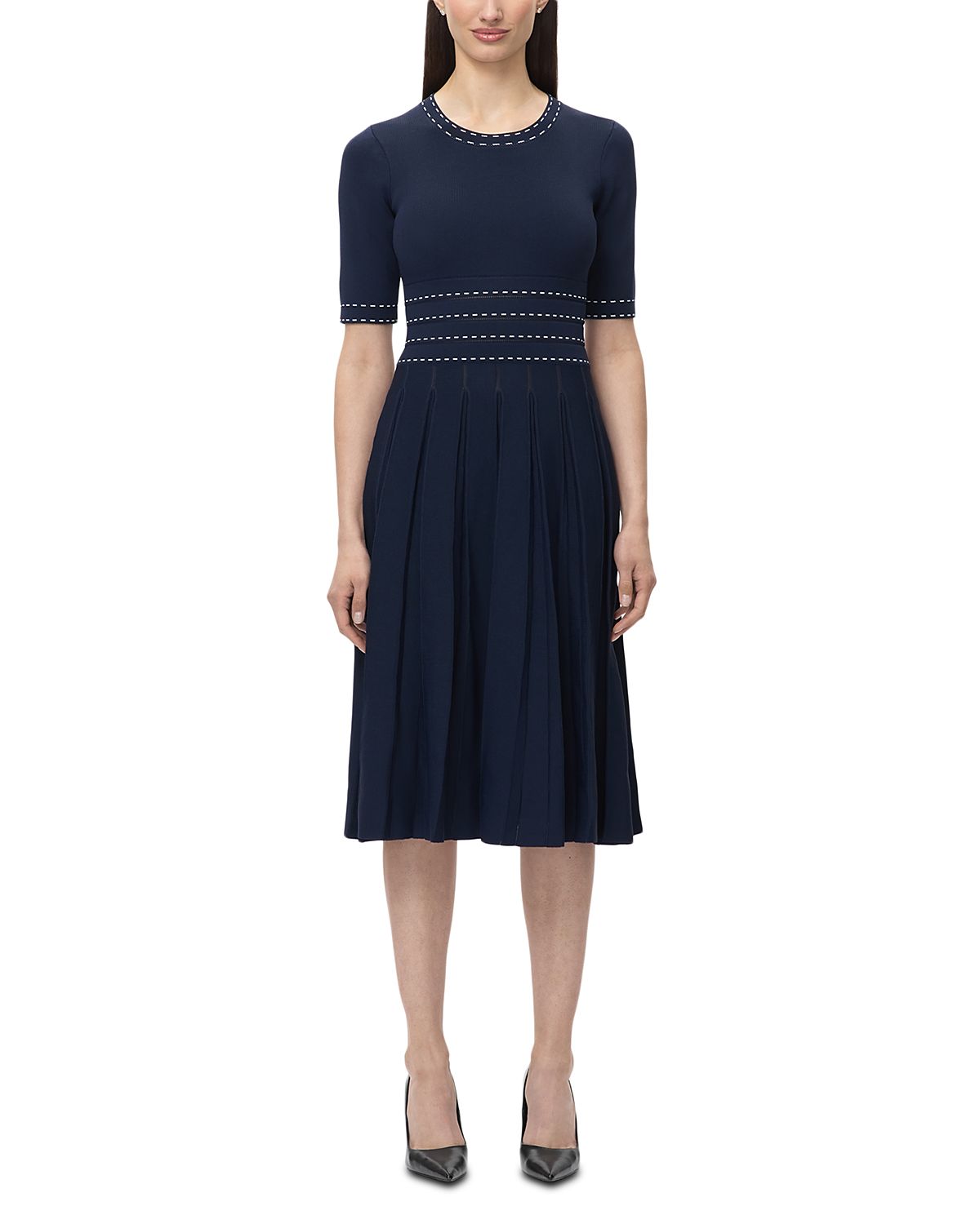 Herve Leger The Kimberly Box Pleat Dress