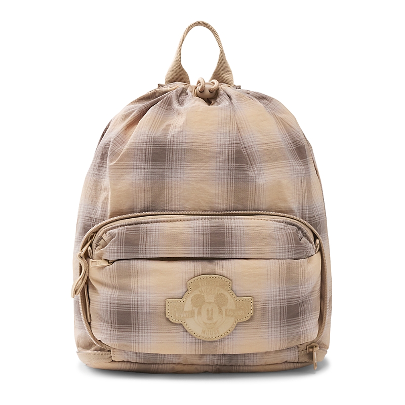 Beis The Disney Convertible Crossbody Backpack in Plaid