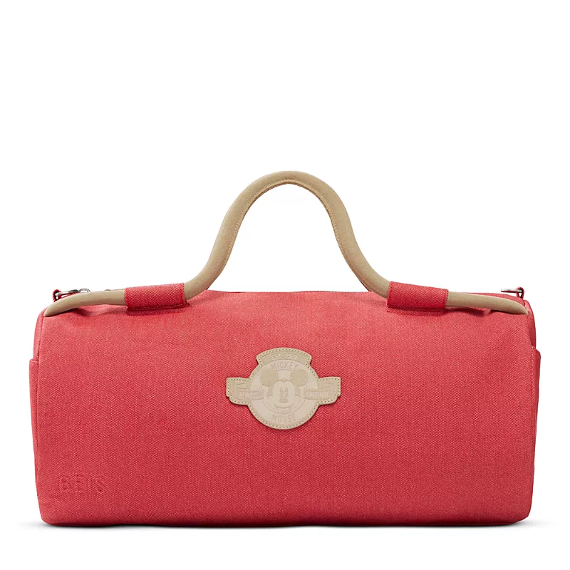 Beis The Disney Large Duffle In Red Jeans
