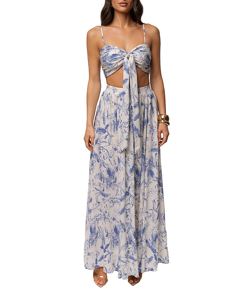 Jluxlabel Abstract Blooming Garden Skirt Set