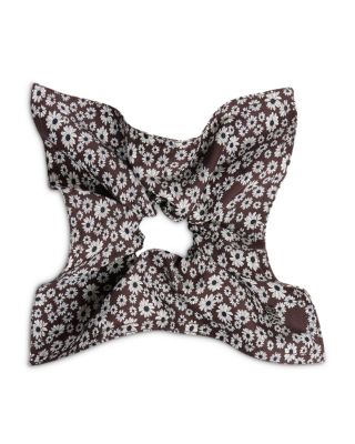 Floral Print Scrunchie