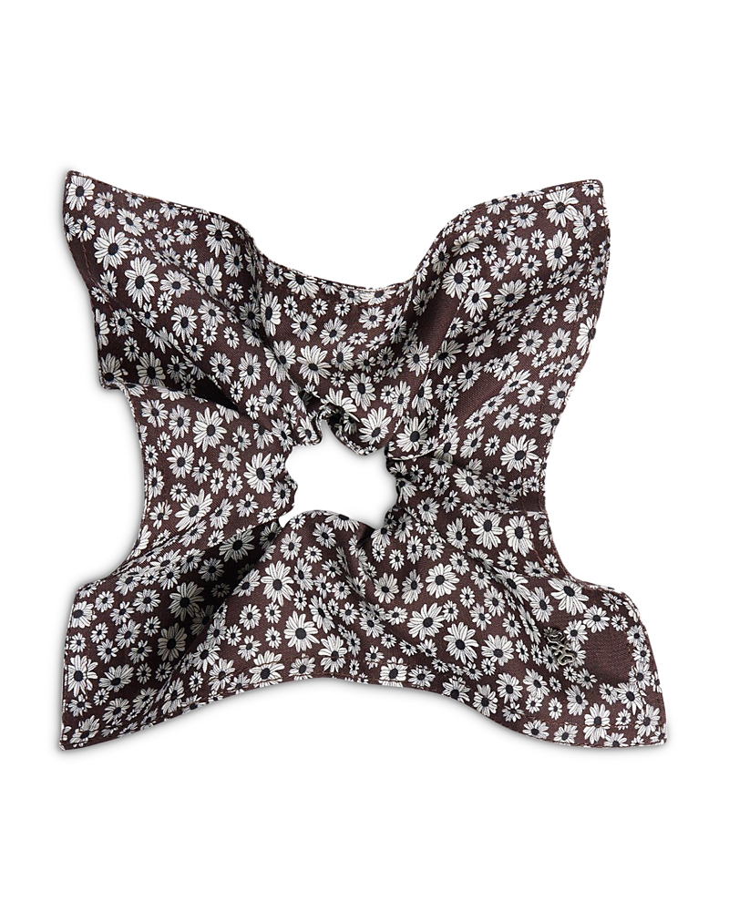 Sandro Floral Print Scrunchie