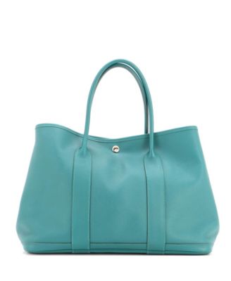 36 Garden Party Tote Leather