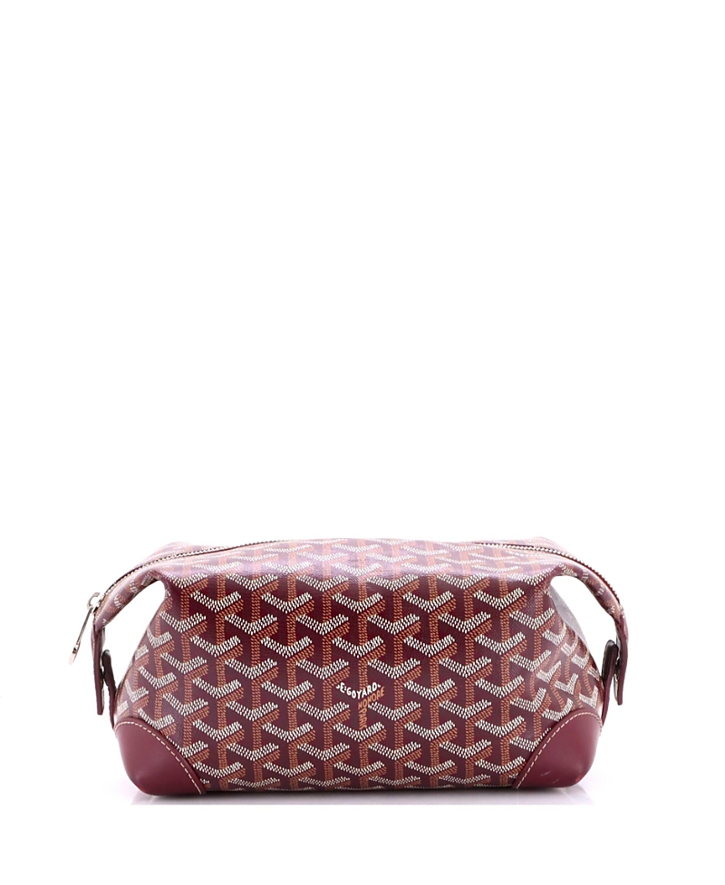 Pre-Owned Goyard 25 Boeing Trousse de Toilette Pouch Coated Canvas