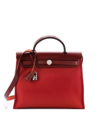 31 Herbag Zip Leather and Toile