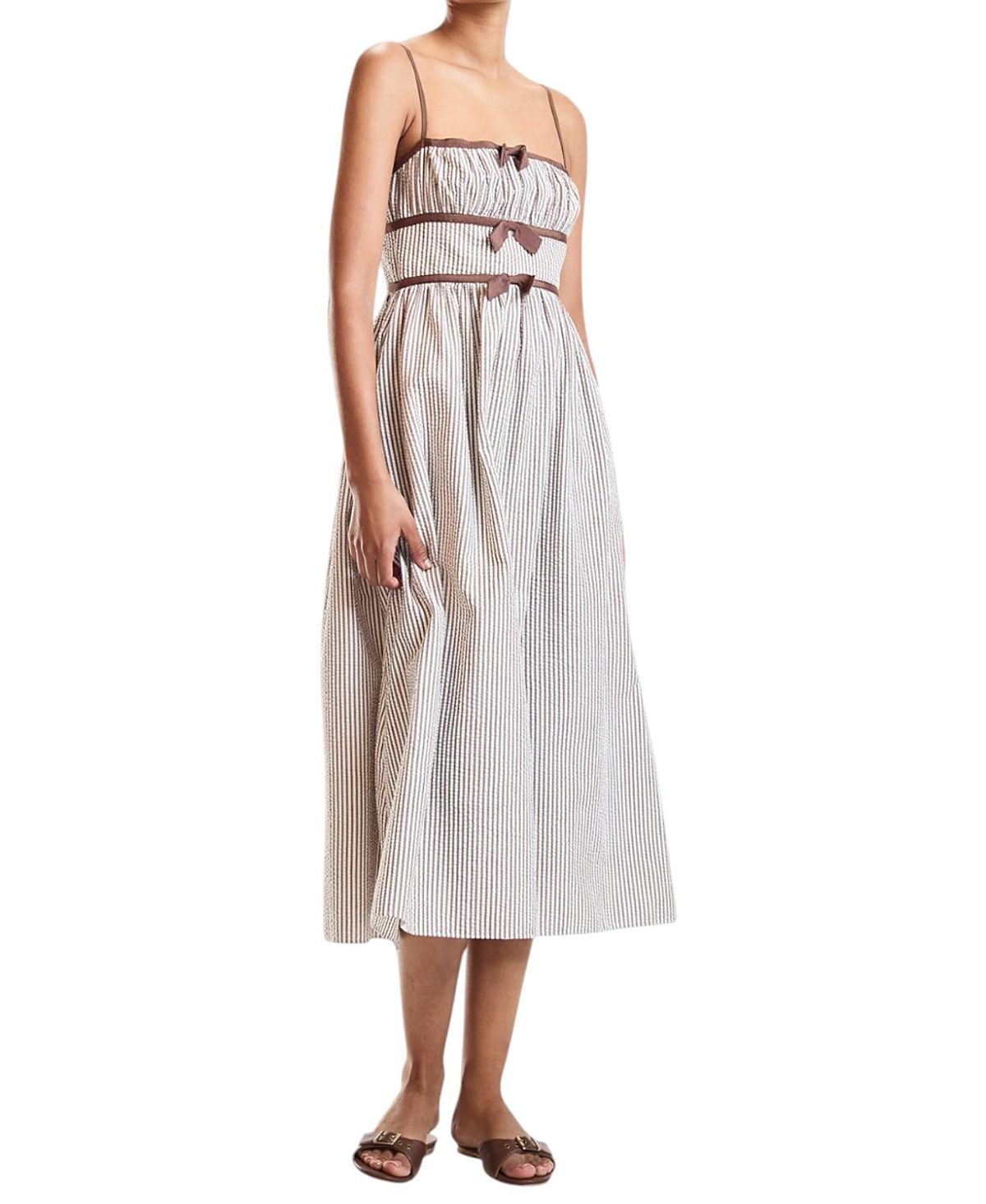 Cynthia Rowley Seersucker Midi Dress