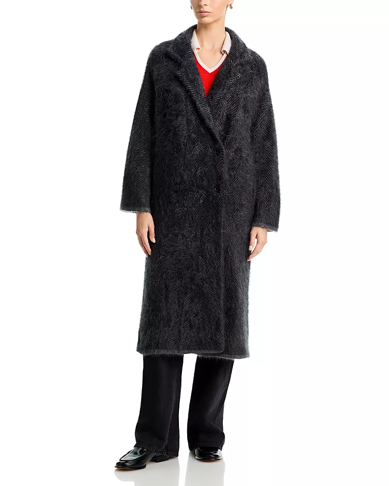 Guest in Residence Grizzly Cashmere Double Breasted Coat