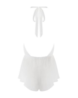 Marisa Embroidered Chiffon Teddy - thumbnail 7