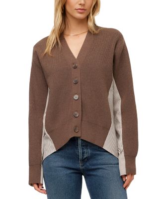 Celine Mixed Media Cardigan