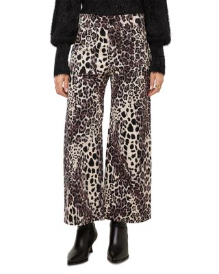 Rylee Cotton Blend Printed Cropped Pants