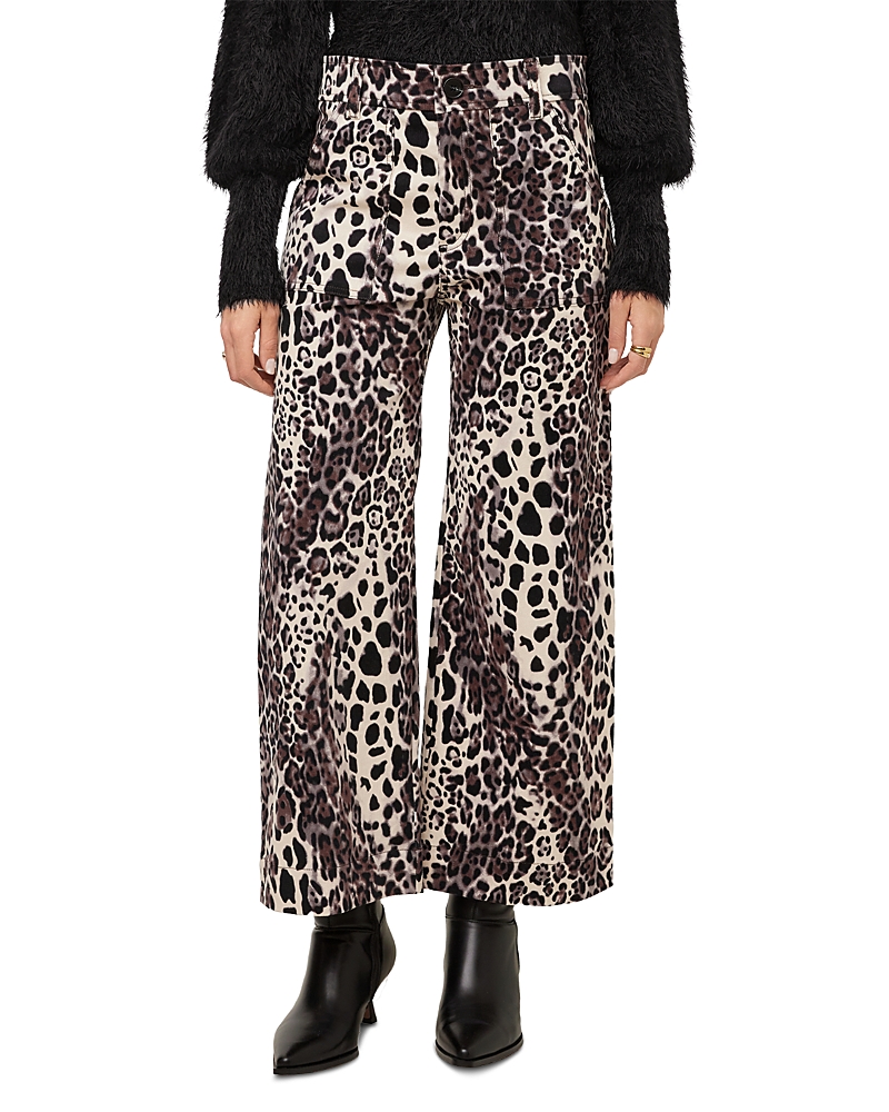 Fifteen Twenty Rylee Cotton Blend Printed Cropped Pants