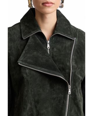 Suede Layered Bomber Jacket - thumbnail 6