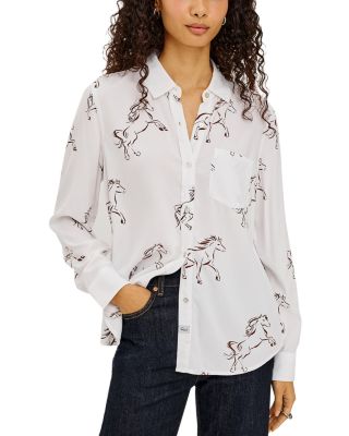 Kathryn Button Front Woven Shirt