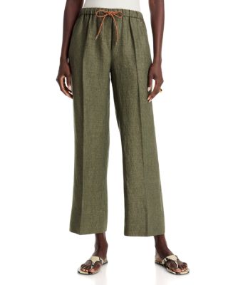 Linen Drawstring Pants