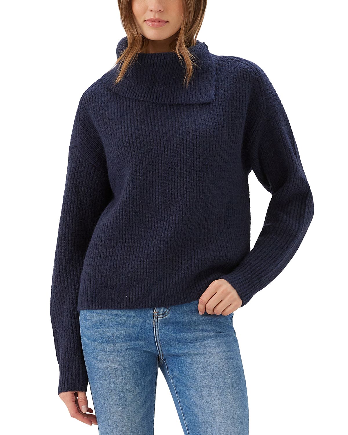 Karen Kane Split Neck Drop Sleeve Sweater