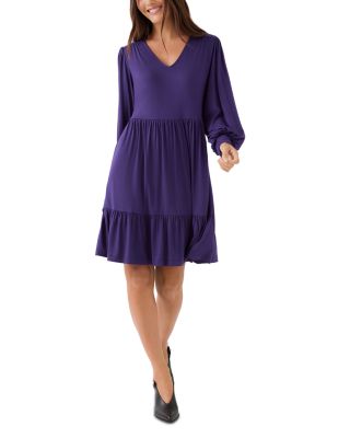 Long Sleeved Tiered Dress