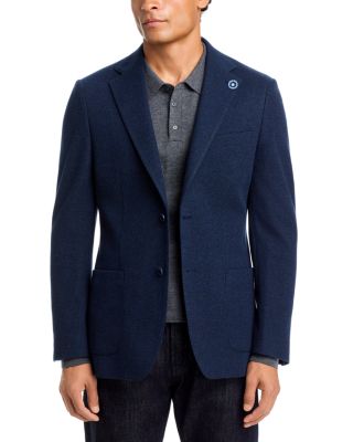 New York Fit Wool & Cotton Jersey Soft Jacket