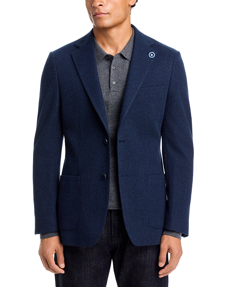 Hart Schaffner Marx New York Fit Wool & Cotton Jersey Soft Jacket