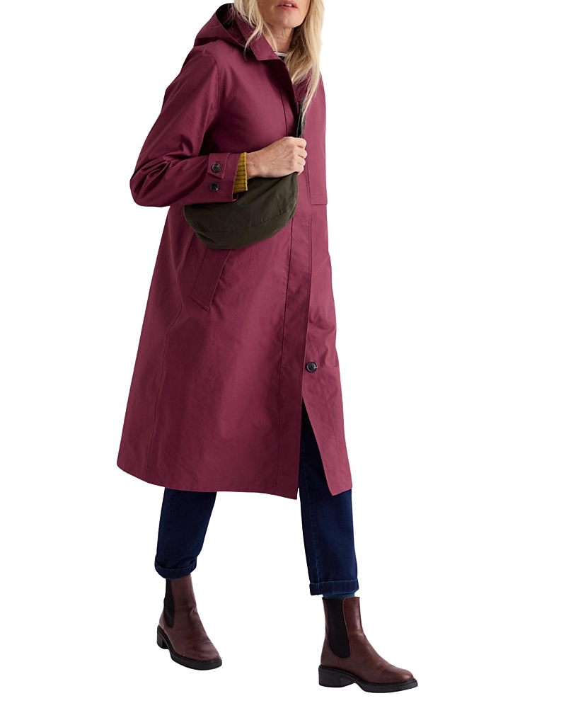 Seasalt Cornwall Sea Lights Waterproof Trench Coat