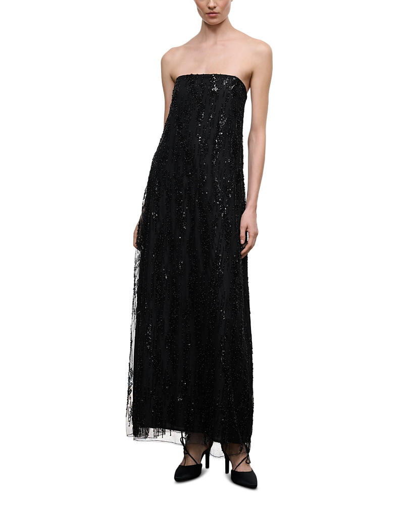 Staud Cassie Embellished Maxi Dress