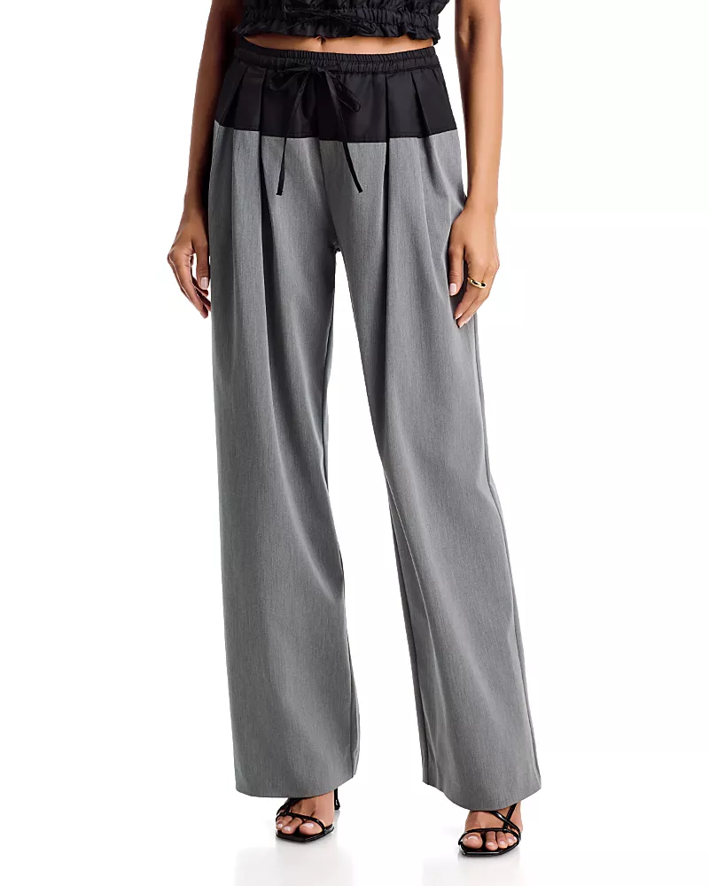 Cinq a Sept Elisabetta Pleated Drawstring Pants