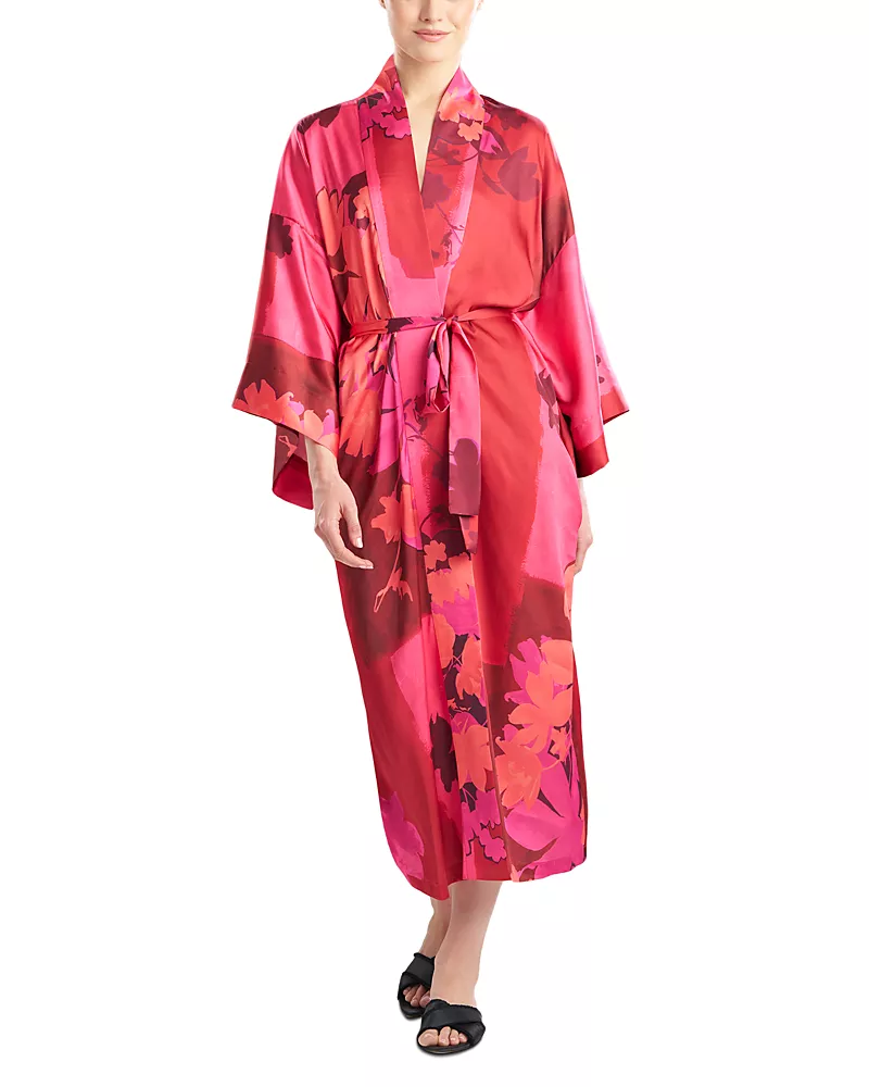 Natori Coromandel Satin Kimono Robe