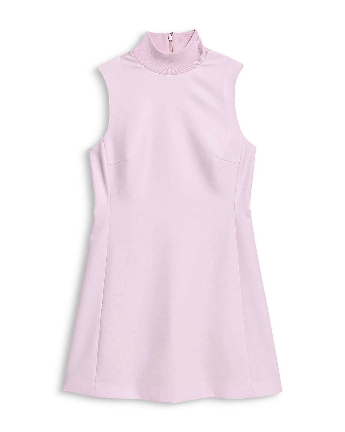 Theory Sleeveless Mock Neck Wool Dress