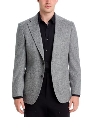 Hutson Wool, Silk & Cashmere Brushed Herringbone Slim Fit Sport Coat