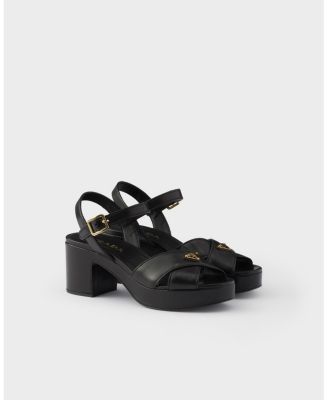  Women's Nappa Leather Platform Sandals