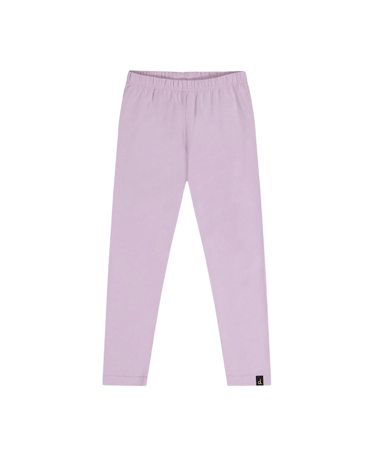 Deux par Deux Girls' Organic Cotton Back Pocket Elastic Waist Leggings - Big Kid