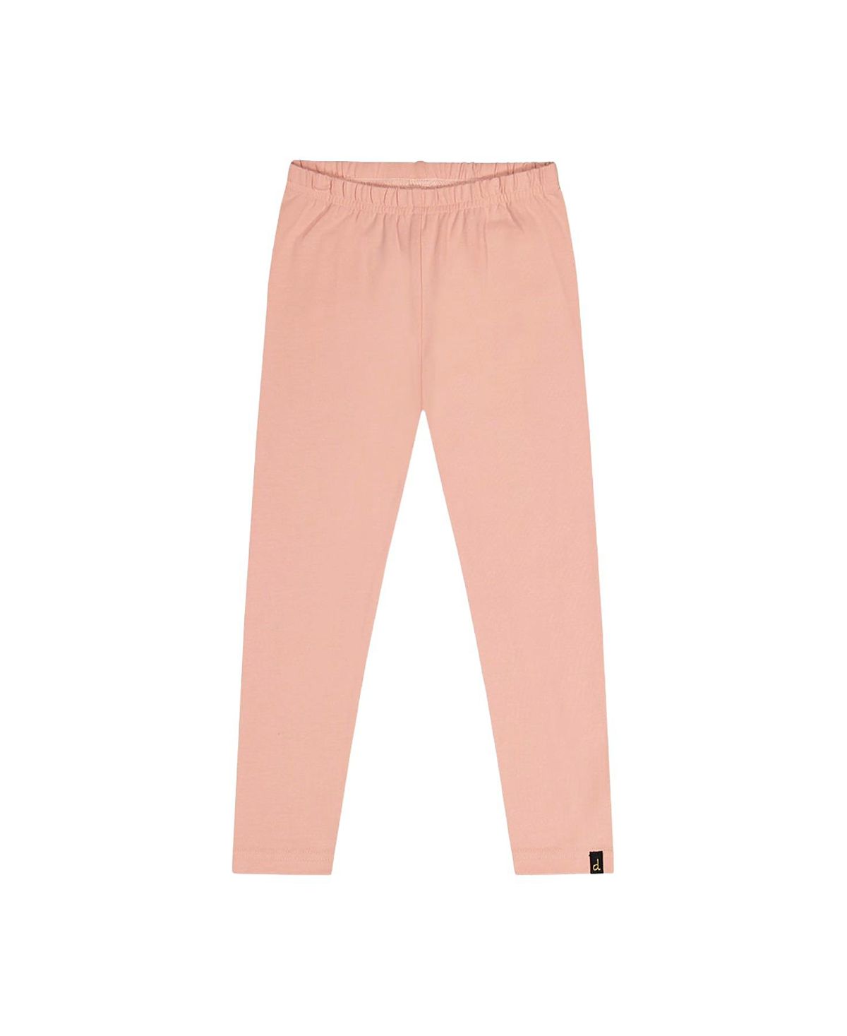 Deux par Deux Girls' Organic Cotton Back Pocket Elastic Waist Leggings - Big Kid