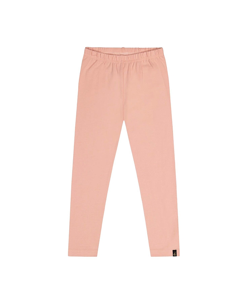 Deux par Deux Girls' Organic Cotton Back Pocket Elastic Waist Leggings - Big Kid