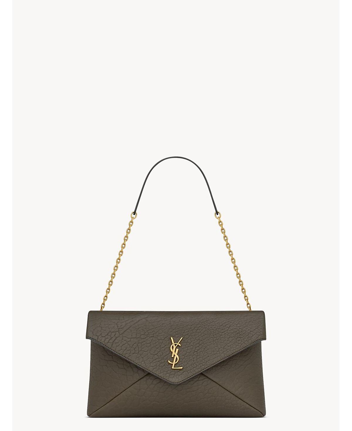 Saint Laurent Cassandre Large Pouch On Chain