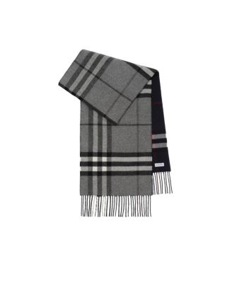  Reversible Check Cashmere Scarf