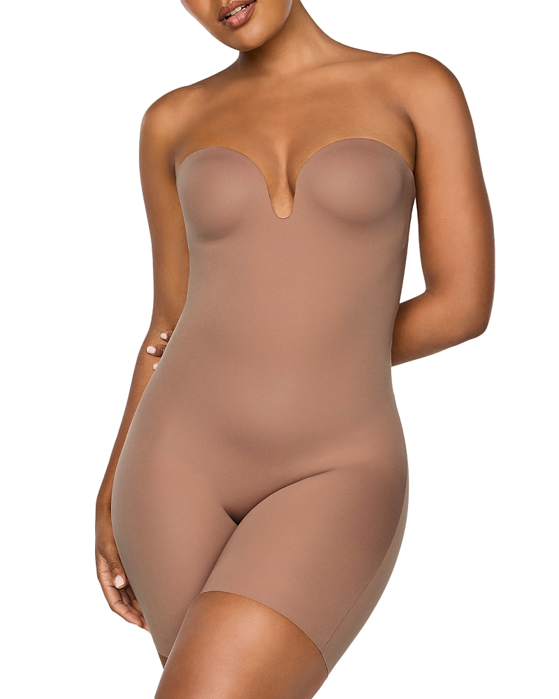 Spanx SPANXshape Suit Your Fancy Strapless Mid Thigh Bodysuit