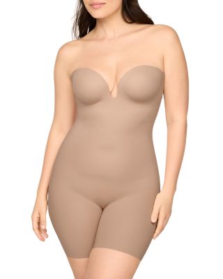 SPANXshape™ Suit Your Fancy Strapless Mid Thigh Bodysuit
