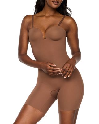 SPANXshape™ Suit Your Fancy Strapless Mid Thigh Bodysuit - thumbnail 8