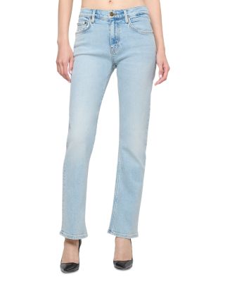 Blondie Mid Rise Straight Jeans in Love Letter Blue