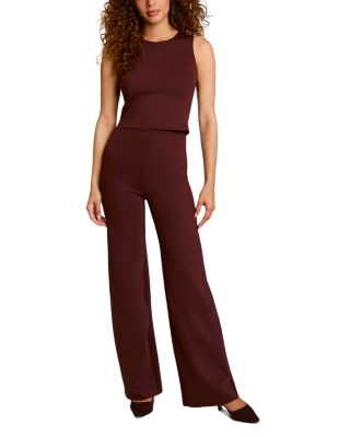 Neoprene Wide Leg Pants