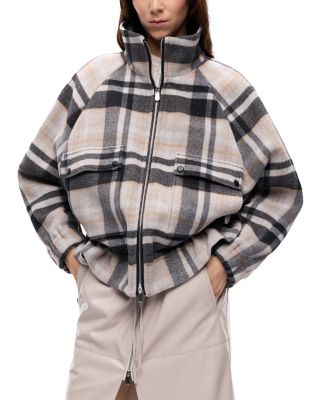 Borragine Wool Blend Double Cloth Blouson Jacket
