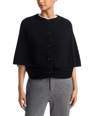 Quinnie Cashmere Button Front Cape