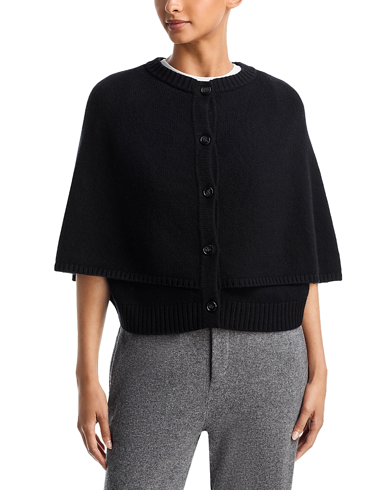 Lisa Yang Quinnie Cashmere Button Front Cape