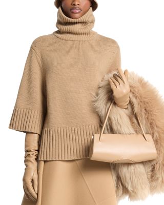 Michael Kors Collection Cashmere Funnel Neck Top